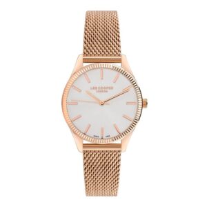 Lee-Cooper-LC07544-430-Multi-Function-Women-s-Watch-Silver-Dial-Rose-Gold-Stainless-Steel-Band