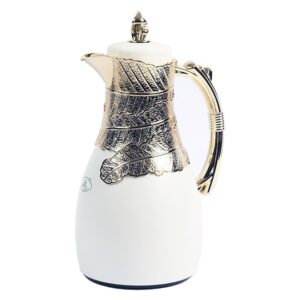 May-Flower-Vacuum-Flask-OBC-10-1-0L-White-Gold