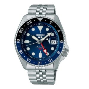 Seiko-SSK003K-Mens-Automatic-GMT-Watch-Blue-Dial-Steel-Bracelet