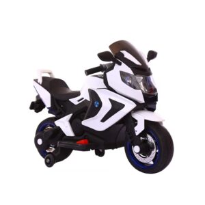 Skid-Fusion-Kids-Battery-Operated-Ride-On-Bike-XGZ3188-White