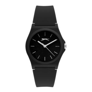 Slazenger-SL-09-6571-3-08-Sport-Women-s-Watch-Black-dial-Black-Silicone-Strap
