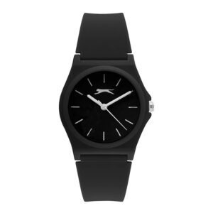 Slazenger-SL-09-6571-3-08-Sport-Women-s-Watch-Black-dial-Black-Silicone-Strap