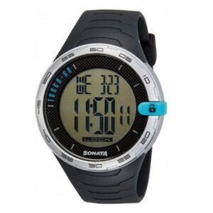 Sonata-77041PP01-Mens-Grey-Dial-Black-Plastic-Strap-Watch-Digital-Display