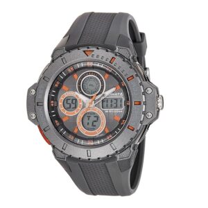 Sonata-77044PP04-Mens-Grey-Dial-Grey-Plastic-Strap-Watch-Analog-Digital-Display