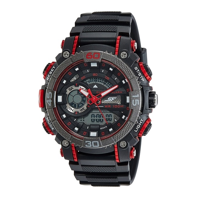 Sonata 77070PP01 Mens Xtreme Gears Black Dial Black Plastic Strap Watch Analog Digital Display Buy Online in Bahrain Dukakeen
