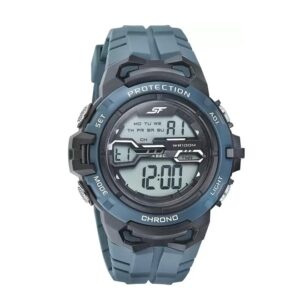 Sonata-77076PP05-Mens-SF-Black-Dial-Blue-Rubber-Strap-Watch-Digital-Display