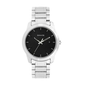 Sonata-7924SM10-Mens-Reloaded-Anthracite-Dial-Silver-Stainless-Steel-Strap-Watch