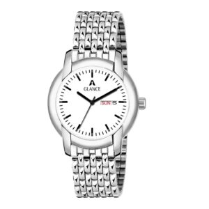 Sonata-7954SM01-Mens-White-Dial-Siilver-Stainless-Steel-Strap-Watch