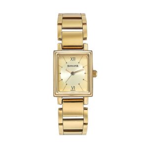 Sonata-8080YM01-WoMens-Champagne-Dial-Golden-Stainless-Steel-Strap-Watch