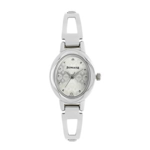 Sonata-8085SM02-WoMens-Pankh-Silver-Dial-Silver-Stainless-Steel-Strap-Watch