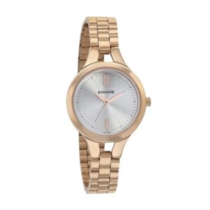 Sonata-8151WM01-WoMens-Blush-Silver-Dial-Rose-Gold-Stainless-Steel-Strap-Watch