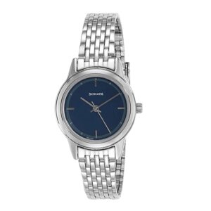 Sonata-8157SM01-WoMens-Essentials-Blue-Dial-Silver-Stainless-Steel-Strap-Watch