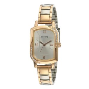 Sonata-87001KM01-WoMens-Blush-Silver-Dial-Silver-Gold-Stainless-Steel-Strap-Watch