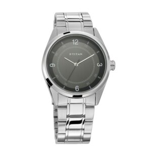 Titan-1729SM03-Men-s-WatchBlack-Dial-Silver-Stainless-Steel-Strap-Watch