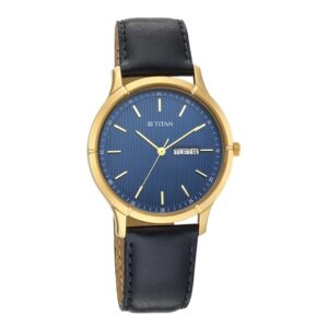 Titan-1775YL02-Men-s-WatchBlue-Dial-Black-Leather-Strap-Watch