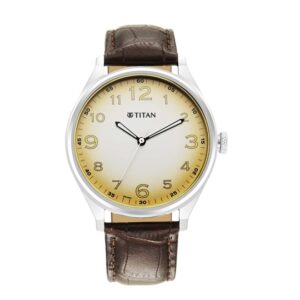 Titan-1802SL14-Men-s-WatchChampagne-Dial-Brown-Leather-Strap-Watch