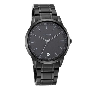 Titan-1806NM01-Men-s-WatchBlack-Dial-Black-Stainless-Steel-Strap-Watch