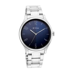 Titan-1865SM01-Mens-Watch-Blue-Dial-Silver-Stainless-Steel-Strap-Watch-