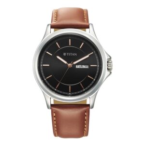 Titan-1870SL05-Black-Dial-Brown-Leather-Strap-Analog-Watch-for-Men