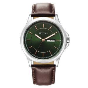 Titan-1870SL06-Green-Dial-Brown-Leather-Strap-Analog-Watch-for-Men