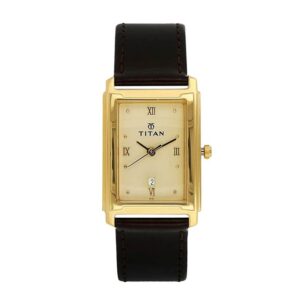 Titan-1956YL02-Men-s-WatchChampagne-Dial-Brown-Leather-Strap-Watch