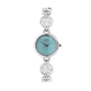 Titan-2512SM02-WoMens-Watch-Raga-Blue-Dial-Silver-Stainless-Steel-Strap-Watch-
