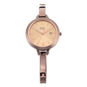 Titan-2578QM01-WoMens-Watch-Raga-Rose-Gold-Dial-Rose-Gold-Stainless-Steel-Strap-Watch-