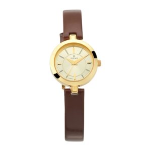 Titan-2598YL02-WoMens-Watch-Champagne-Dial-Brown-Leather-Strap-Watch-