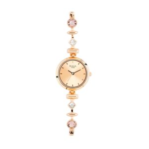Titan-2606WM06-WoMens-Watch-Raga-Rose-Gold-Dial-Rose-Gold-Stainless-Steel-Strap-Watch-
