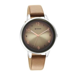 Titan-2648SL06-WoMens-Watch-Brown-Dial-Brown-Leather-Strap-Watch-