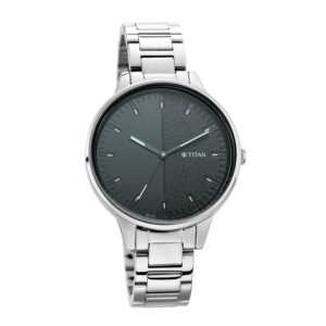 Titan-2648SM02-WoMens-Watch-Black-Dial-Silver-Stainless-Steel-Strap-Watch-