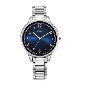 Titan-2648SM04-WoMens-Watch-Blue-Dial-Silver-Stainless-Steel-Strap-Watch-