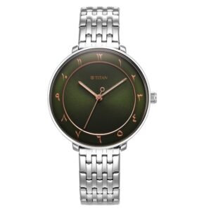 Titan-2651SM06-Marhaba-Arabic-Green-Dial-Silver-Stainless-Steel-Strap-Watch-for-Women