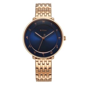 Titan-2651WM08-Marhaba-Collection-Arabic-Blue-Dial-Rose-Gold-Metal-Strap-Watch-for-Women