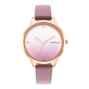 Titan-2664WL03-WoMens-Watch-Purple-Dial-Purple-Leather-Strap-Watch-