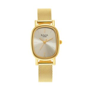 Titan-2665YM01-Womens-Raga-Viva-Collection-Analog-Watch-Champagne-Dial-Golden-Stainless-Steel-Band