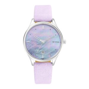 Titan-2670SL02-WoMens-Watch-Purple-Dial-Purple-Leather-Strap-Watch-