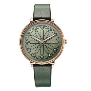 Titan-2673WL01-Marhaba-Phase-2-Green-Dial-Green-Leather-Strap-Watch-for-Women