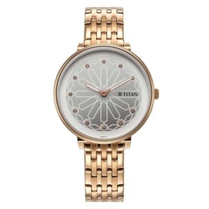 Titan-2673WM02-Marhaba-Collection-Silver-Dial-Rose-Gold-Metal-Strap-Watch-for-Women