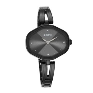 Titan-2680NM01-WoMens-Watch-Black-Dial-Black-Stainless-Steel-Strap-Watch-