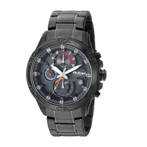 Titan-90047NM01-Mens-Watch-Octane-Black-Dial-Black-Stainless-Steel-Strap-Watch-