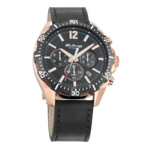 Titan-90112KP01-Mens-Watch-Octane-Grey-Dial-Brown-Leather-Strap-Watch-