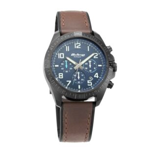 Titan-90112NP02-Mens-Watch-Octane-Blue-Dial-Brown-Leather-Strap-Watch-