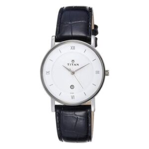 Titan-9162SL04-Mens-Watch-White-Dial-Black-Leather-Strap-Watch