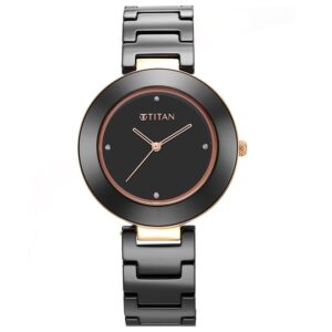 Titan-95189KC02-Purple-Ceramics-Black-Dial-Black-Ceramic-Strap-Watch-for-Women