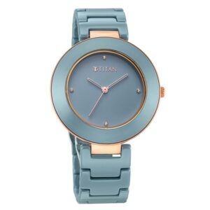 Titan-95189KC05-Purple-Ceramics-Blue-Dial-Blue-Ceramic-Strap-Watch-for-Women