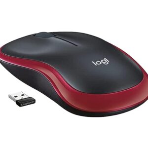 Logitech-M185-Mouse-Wireless-Red