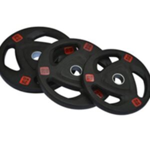PFT-3066 3 HOLES BLACK RUBBER COATED OLYMPIC PLATE