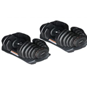 PFT-3066 ADJUSTABLE RUBBER COATED DUMBBELL 40kg-PAIR