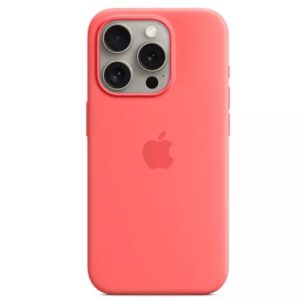 Apple-iPhone-15-Pro-Max-Silicone-Case-with-MagSafe-Guava-Image25